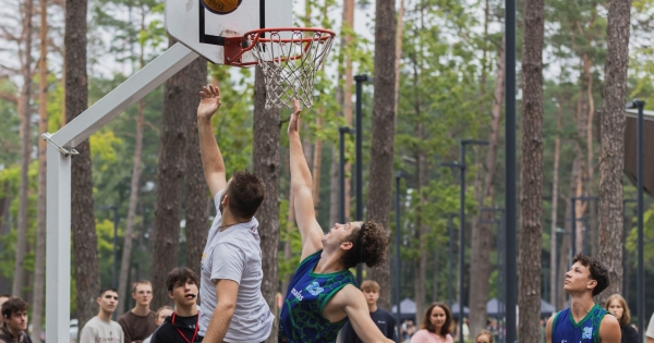 On Saturday, a road basketball match shall be held in Dzintari forest park